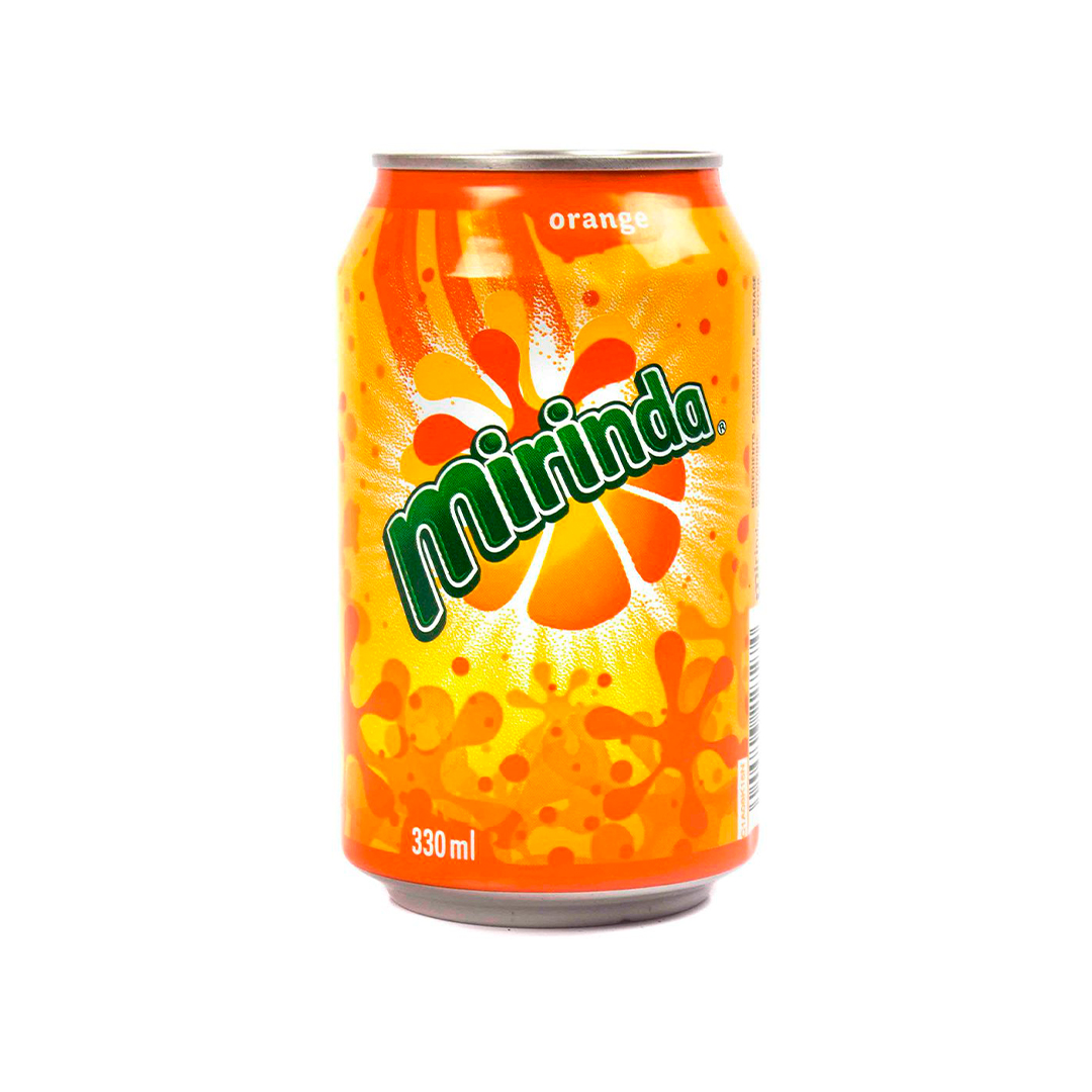 Миринда напиток газированный Оригинальный MIRINDA, ж/б, 330 мл, 24 шт/упак,  Иран - купить оптом в Калининграде